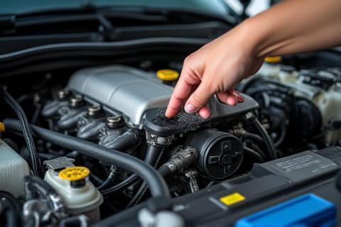 Engine bay cleaning process